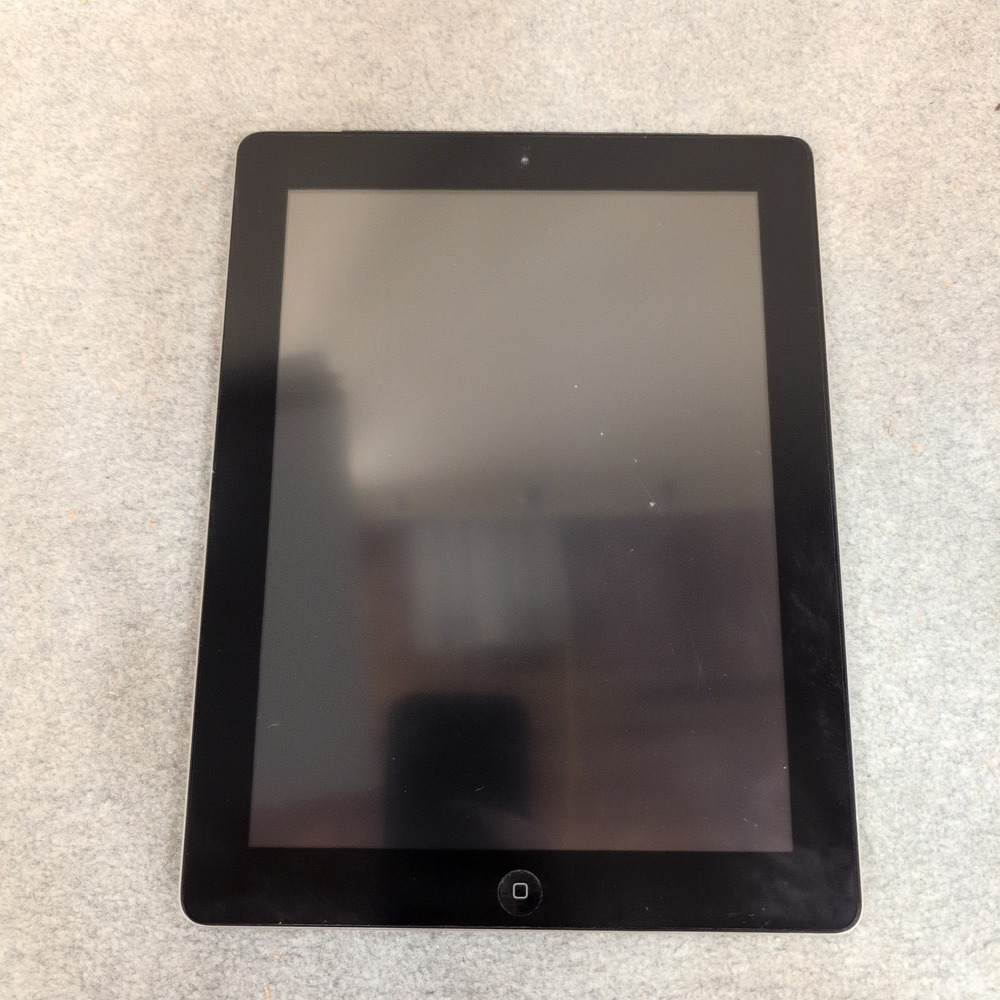 Apple iPad 2nd Gen A1396 16GB Silver WiFi Cellular Tablet Untested NA306